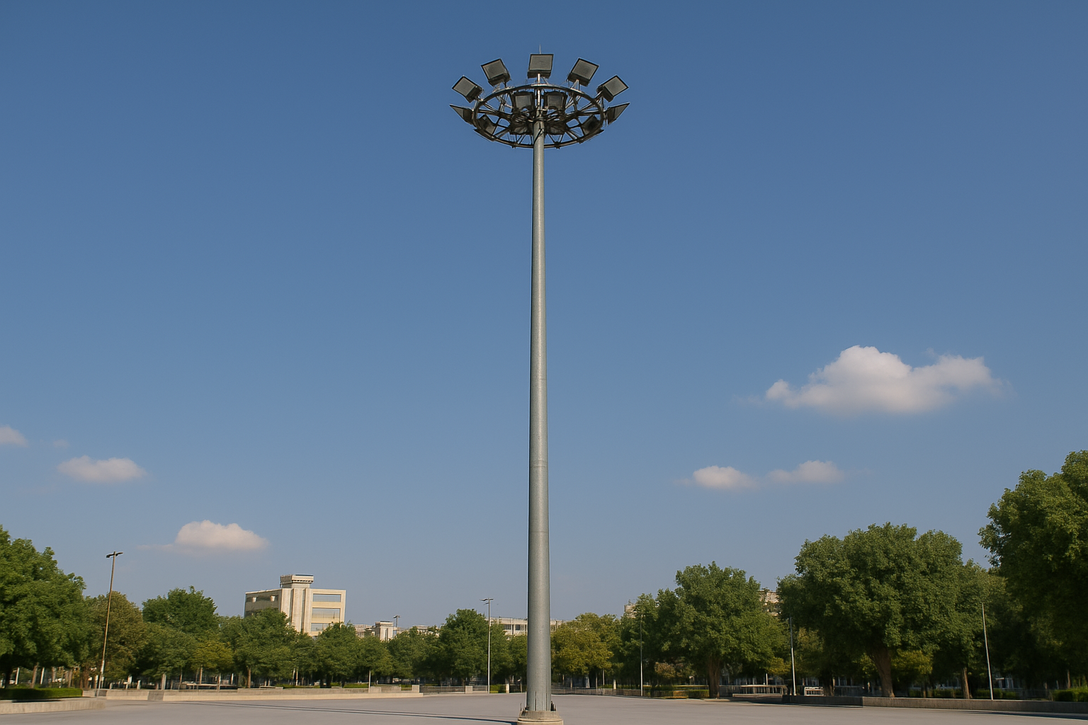 برج نوری نصب‌شده در فضای باز